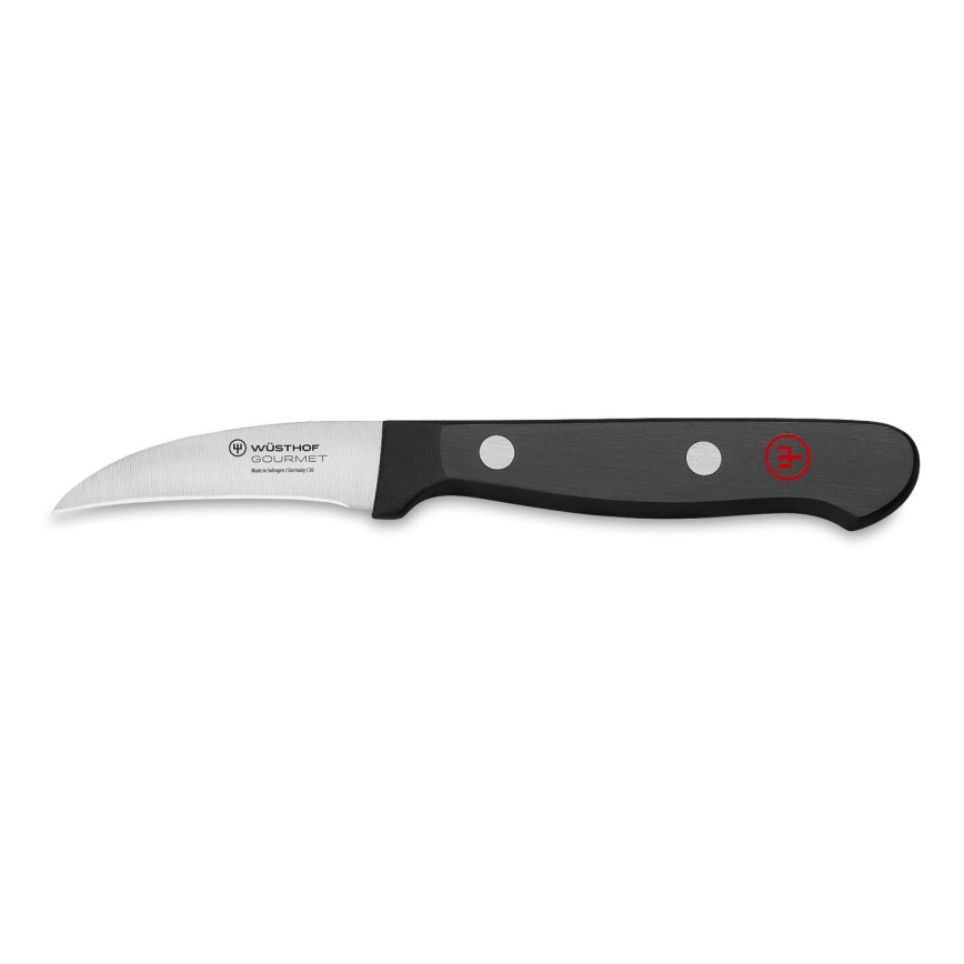 Wüsthof - Couteau de cuisine pour éplucher GOURMET 6 cm noir