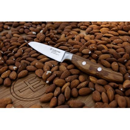 Wüsthof - Couteau de cuisine pour légumes AMICI 9 cm bois d'olivier