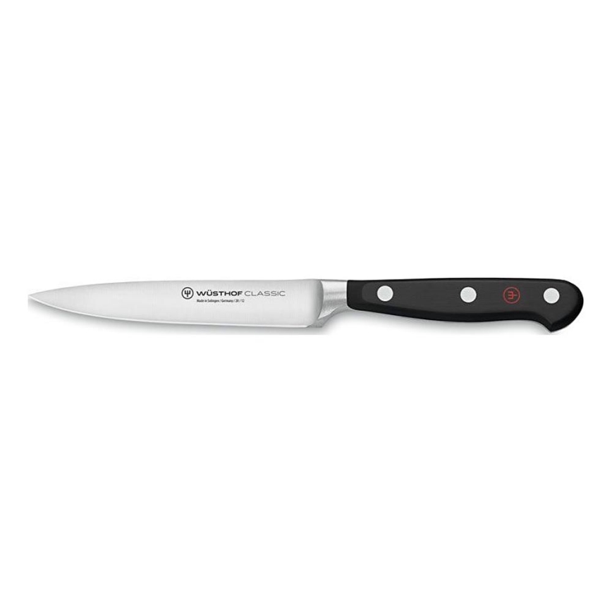 Wüsthof - Couteau de cuisine pour légumes CLASSIC 12 cm noir