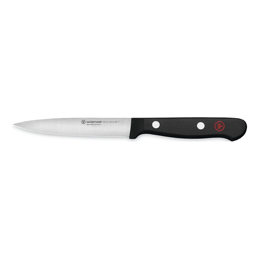 Wüsthof - Couteau de cuisine pour légumes GOURMET 10 cm noir