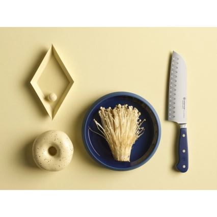 Wüsthof - Couteau de cuisine santoku CLASSIC COLOUR 17 cm bleu