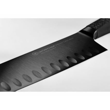 Wüsthof - Couteau de cuisine santoku PERFORMER 17 cm noir