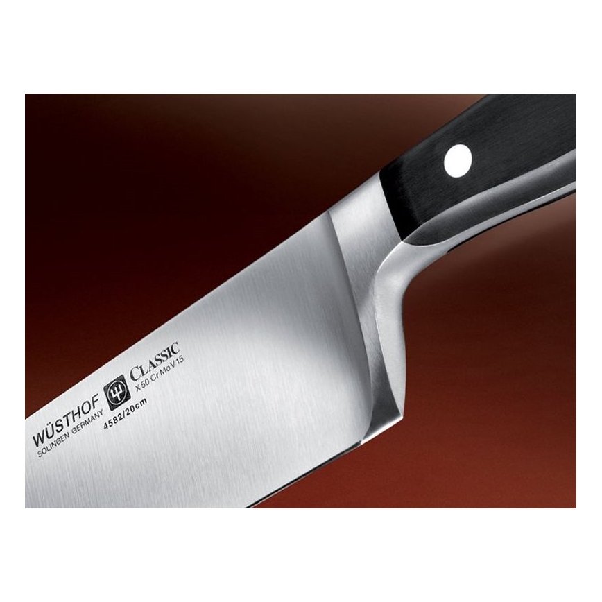 Wüsthof - Jeu de couteaux de cuisine CLASSIC 3 pcs noir