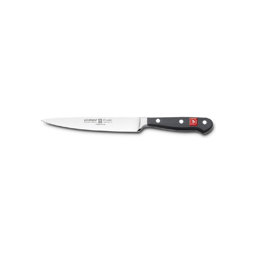 Wüsthof - Jeu de couteaux de cuisine CLASSIC 3 pcs noir