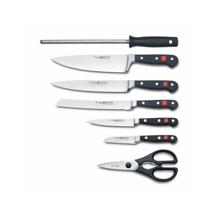 Wüsthof - Jeu de couteaux de cuisine dans un support CLASSIC 8 pce frêne/beige