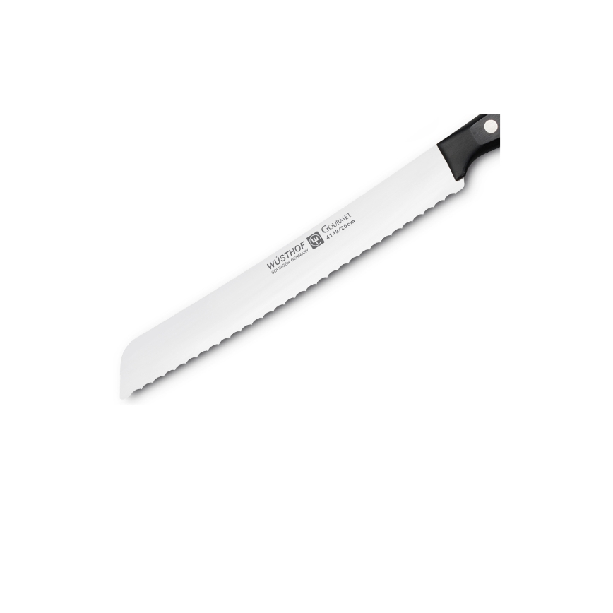 Wüsthof - Keukenbroodmes GOURMET 20 cm zwart