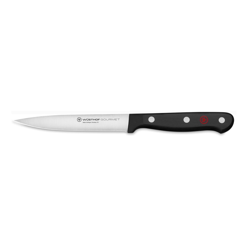 Wüsthof - Keukensnijmes voor garnituur GOURMET 12 cm zwart