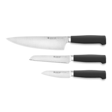 Wüsthof - PARTNER set van 3 keukenmessen, zwart