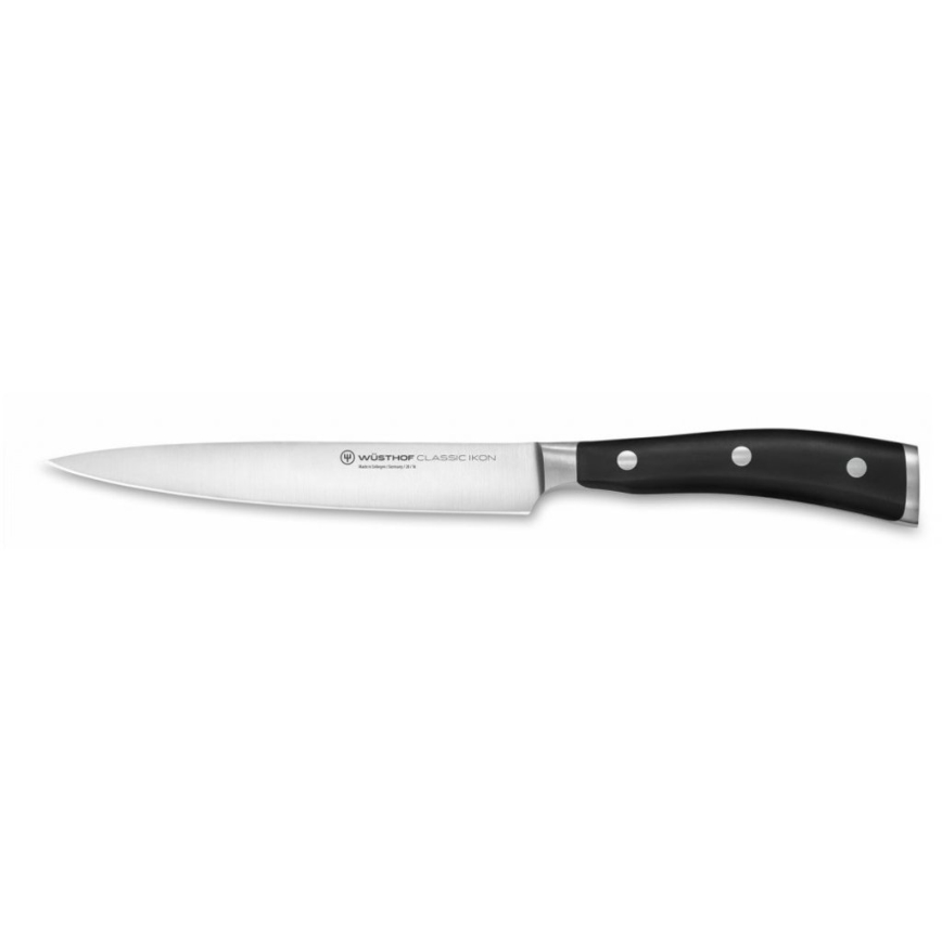 Wüsthof - Set keukenmessen in standaard CLASSIC IKON 7 st. essehout/zwart