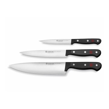 Wüsthof - Set van 3 keukenmessen GOURMET zwart