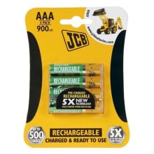 x4 Pile rechargeable AAA NiMH/900mAh/1,2V