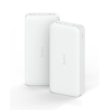 Xiaomi 20000 mAh Redmi 18W Batterie portable à charge rapide blanc