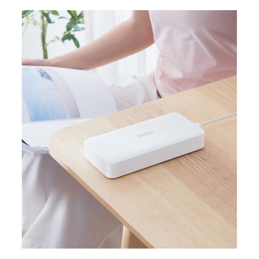 Xiaomi 20000 mAh Redmi 18W Batterie portable à charge rapide blanc