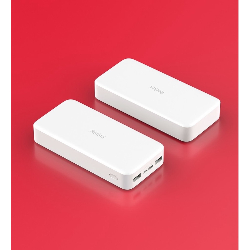 Xiaomi 20000 mAh Redmi 18W Batterie portable à charge rapide blanc