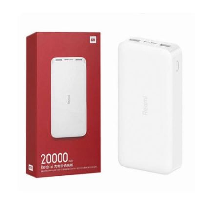 Xiaomi 20000 mAh Redmi 18W Batterie portable à charge rapide blanc