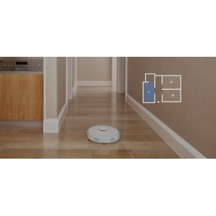 Xiaomi - Aspirateur Smart robotic ROBOROCK S6 Pure 58W Wi-Fi blanc