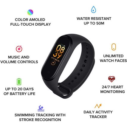 Xiaomi - Fitness armband Mi Band 6 Bluetooth 5 ATM