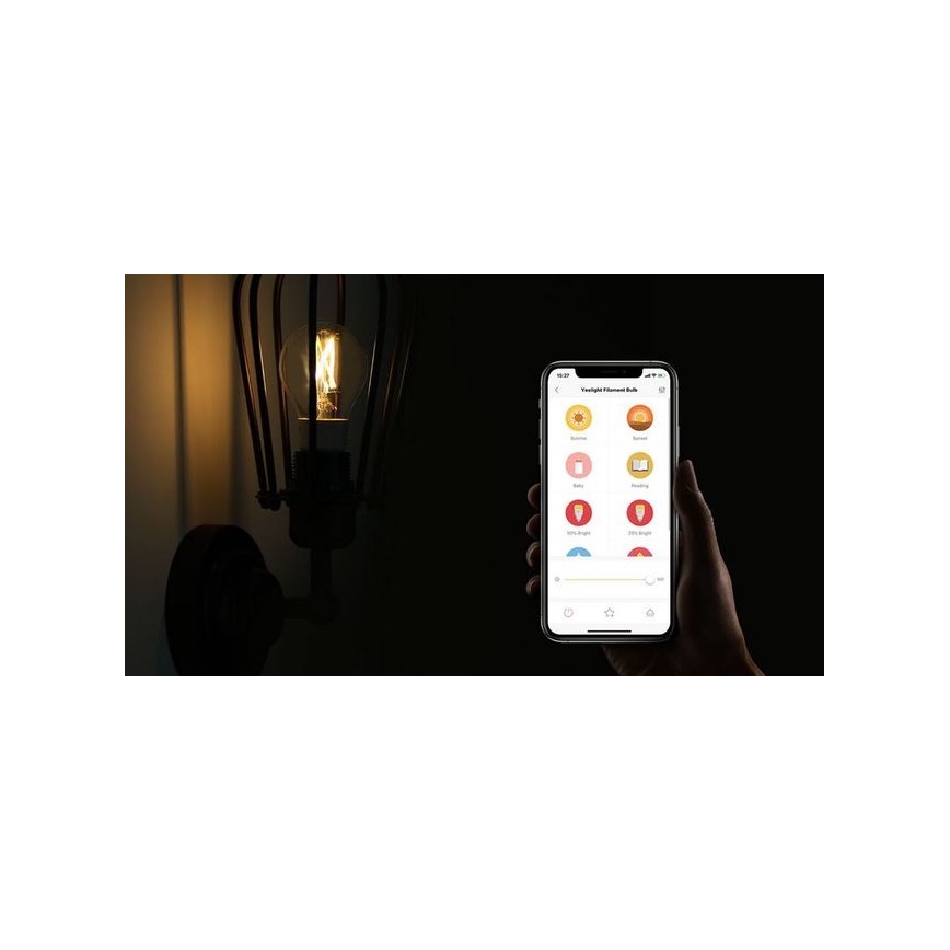 Xiaomi - LED RGB-dimlamp E27 / 9W / 230V 1700-6500K
