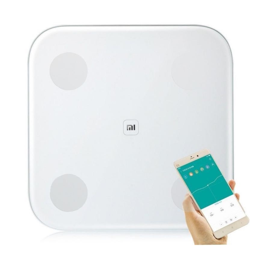 Xiaomi - Pèse-personne intelligent avec Bluetooth 4xAAA