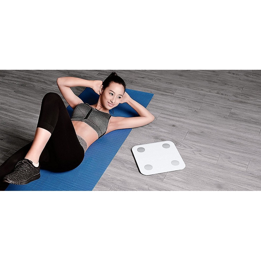 Xiaomi - Pèse-personne intelligent avec Bluetooth 4xAAA