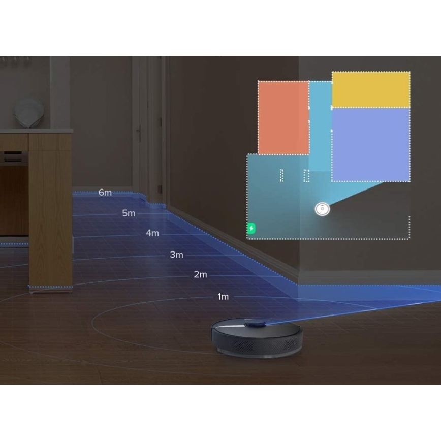 Xiaomi Slimme Roborock Stofzuiger S6 Pure 58W Wi-Fi zwart