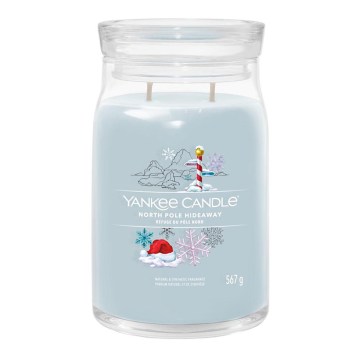 Yankee Candle - Bougie parfumée NORTH POLE HIDEAWAY grande 567 g 60-90 h.
