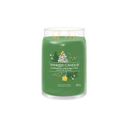 Yankee Candle - Bougie parfumée SHIMMERING CHRISTMAS TREE grande 567 g 60-90 h