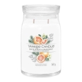 Yankee Candle - Bougie parfumée WHITE SPRUCE & GRAPEFRUIT grande 567 g 60-90 heures