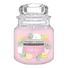 Yankee Candle - Bougie parfumée WITH LOVE central 340g 65-75 heures