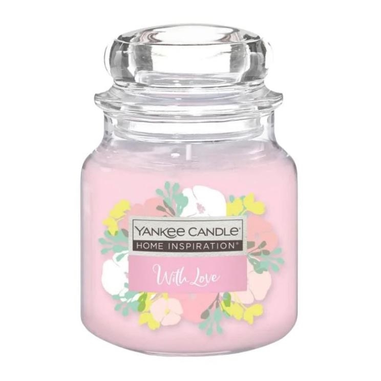 Yankee Candle - Bougie parfumée WITH LOVE central 340g 65-75 heures