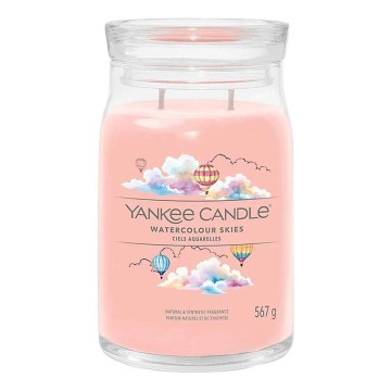 Yankee Candle - Geurkaars WATERCOLOUR SKIES groot 567g 60-90 uur