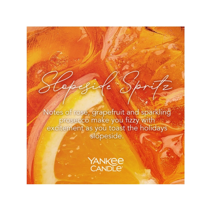 Yankee Candle - Grote geurkaars SLOPESIDE SPRITZ 567 g 60-90 uur.