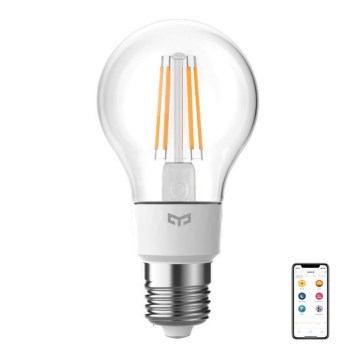 Yeelight - Ampoule à intensité variable LED FILAMENT E27/6W/230V 2700K Wi-Fi