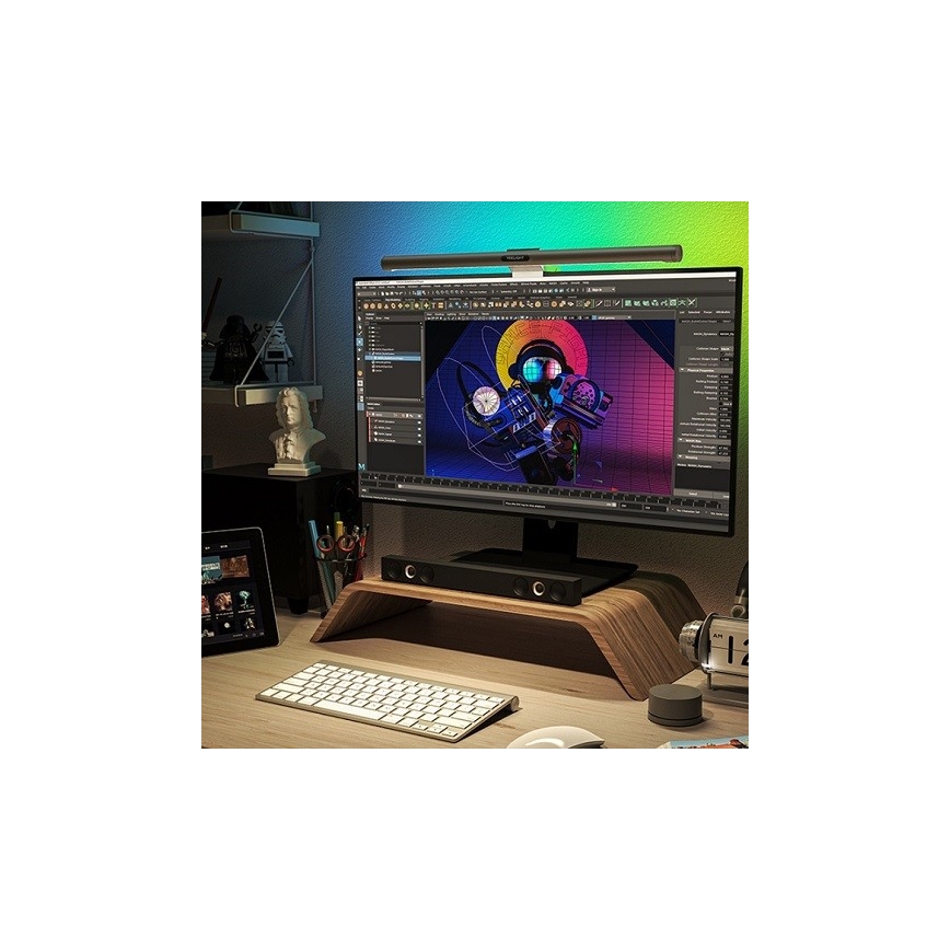 Yeelight - Dimbare LED RGB Scherm Verlichting LED/10W/230V IP50 CRI95