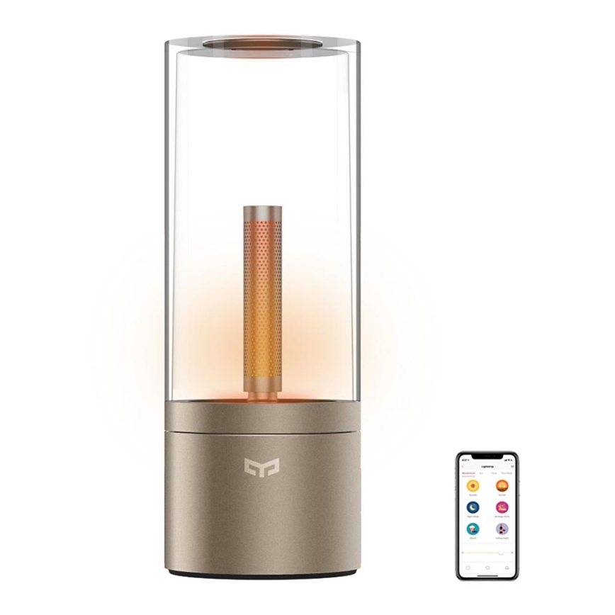 Yeelight - Dimbare LED Tafel Lamp CANDELA LED/6,5W/5V 2100 mAh Bluetooth