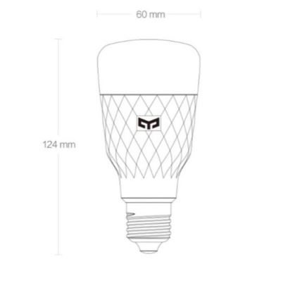 Yeelight DP133 - LED RGB-dimlamp E27 / 8,5W / 230V 1.700-6.500K