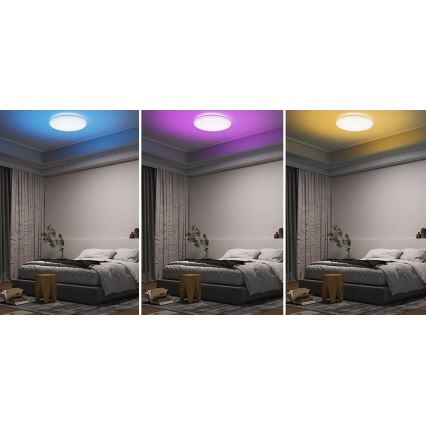 Yeelight - LED RGB Luminaire à intensité variable salle de bain ARWEN 450C LED/50W/230V IP50 CRI 90 + télécommande Wi-Fi/BT