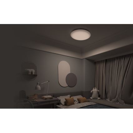 Yeelight - LED RGB Luminaire à intensité variable salle de bain ARWEN 450C LED/50W/230V IP50 CRI 90 + télécommande Wi-Fi/BT