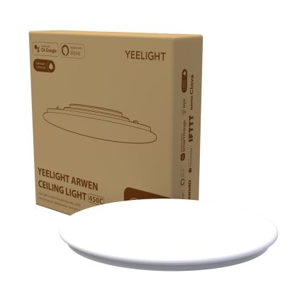 Yeelight - LED RGB Luminaire à intensité variable salle de bain ARWEN 450C LED/50W/230V IP50 CRI 90 + télécommande Wi-Fi/BT