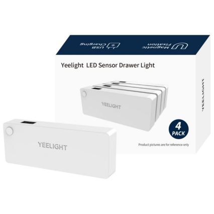 Yeelight - LOT 4x LED Éclairage de meubles avec un détecteur LED/0,15W/5V 2700K