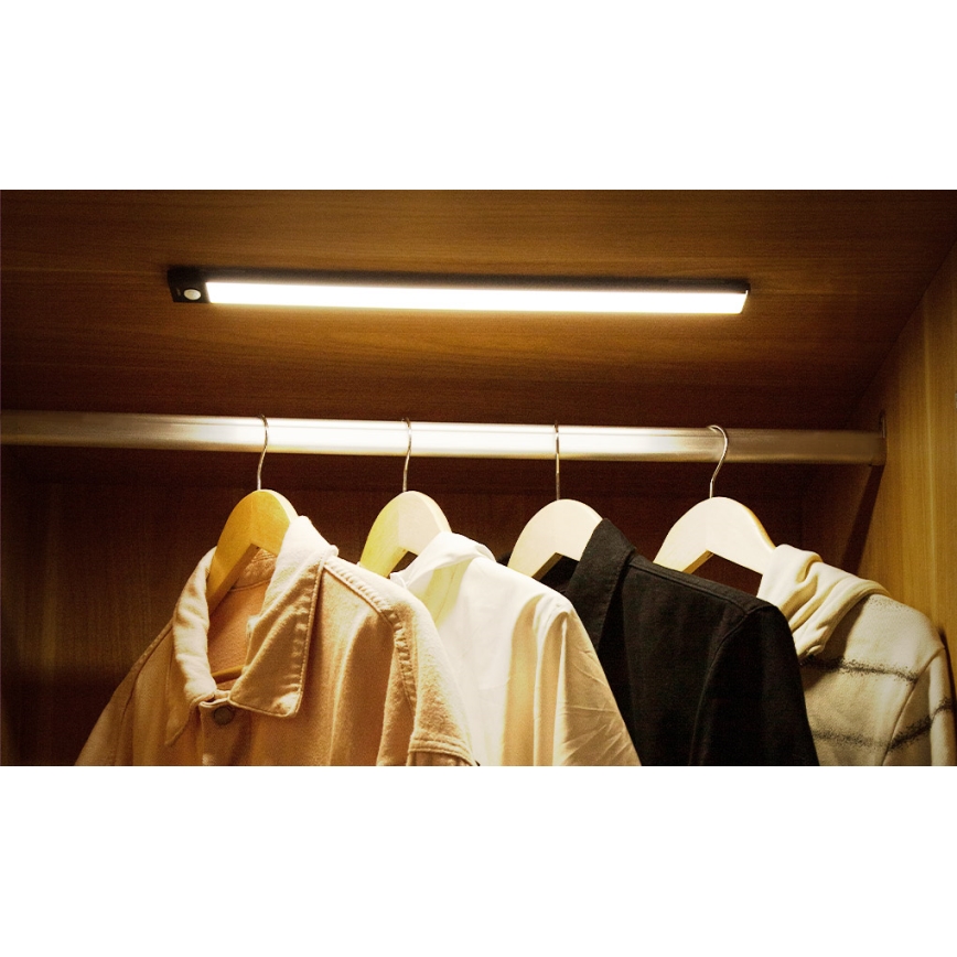 Yeelight - Réglette à intensité variable et rechargeable avec détecteur LED/1,8W/1100 mAh 4000K 20 cm noir