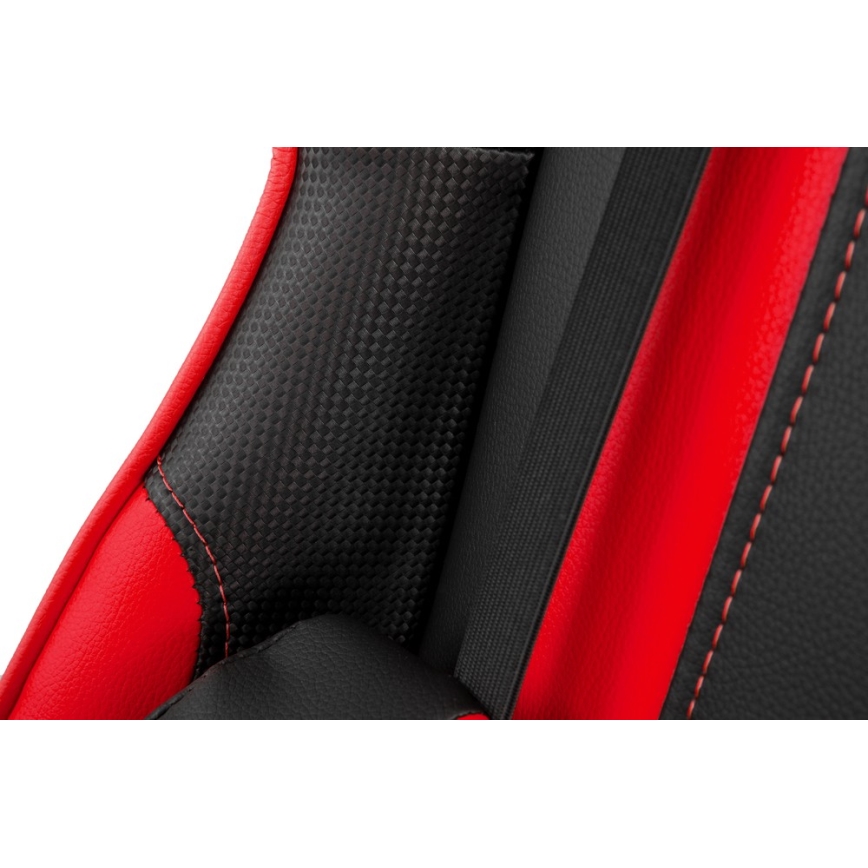 Yenkee - Chaise gaming noir/rouge