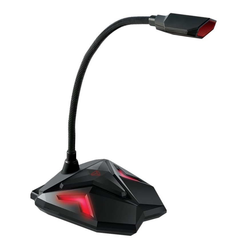 Yenkee - LED Gaming USB microfoon 5V zwart/rood