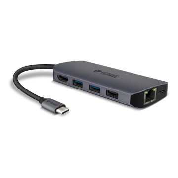 Yenkee - Multi-poort adapter 8in1 USB type C