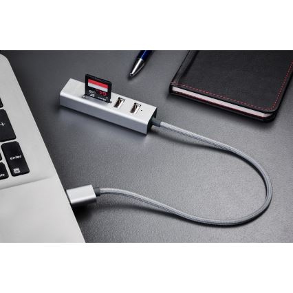 Yenkee - Répartiteur USB 2.0 et lecteur de cartes