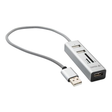 Yenkee - USB Splitter 2.0 en kaartlezer