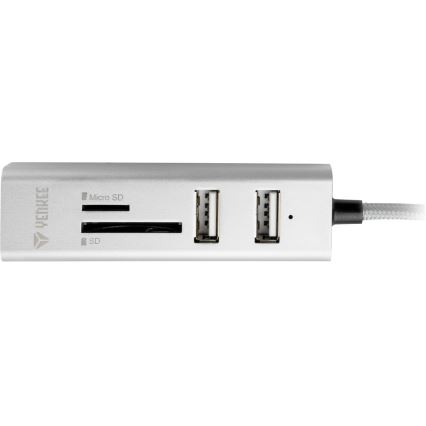 Yenkee - USB Splitter 2.0 en kaartlezer