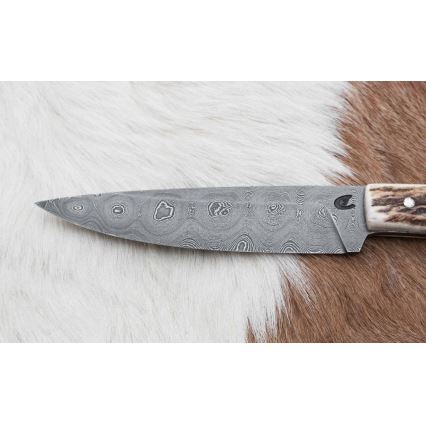 Zakelijke koffer op wielen 12 cm herten gewei