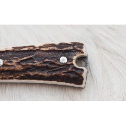 Zakelijke koffer op wielen 12 cm herten gewei