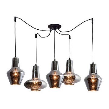 Zambelis 17150 - Suspension filaire 5xE27/40W/230V araignée